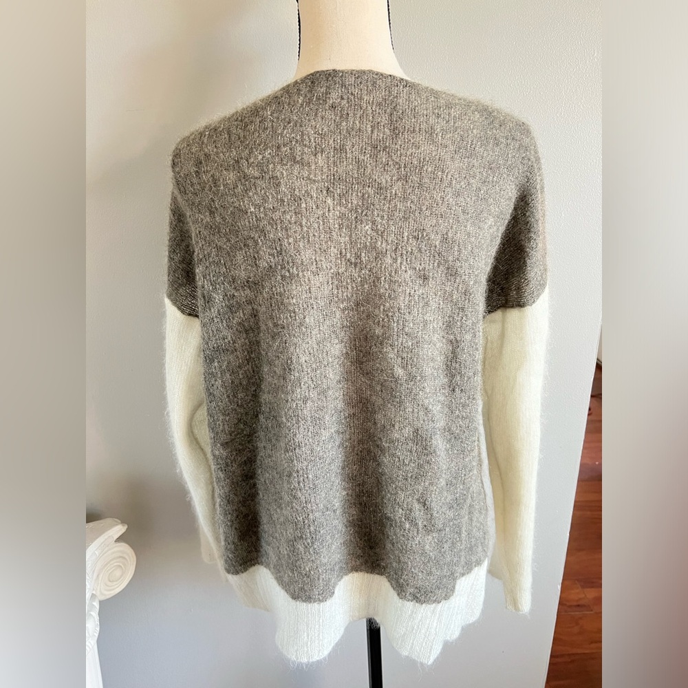 Helmut Lang Color Block Super Soft Sweater Side S… - image 8